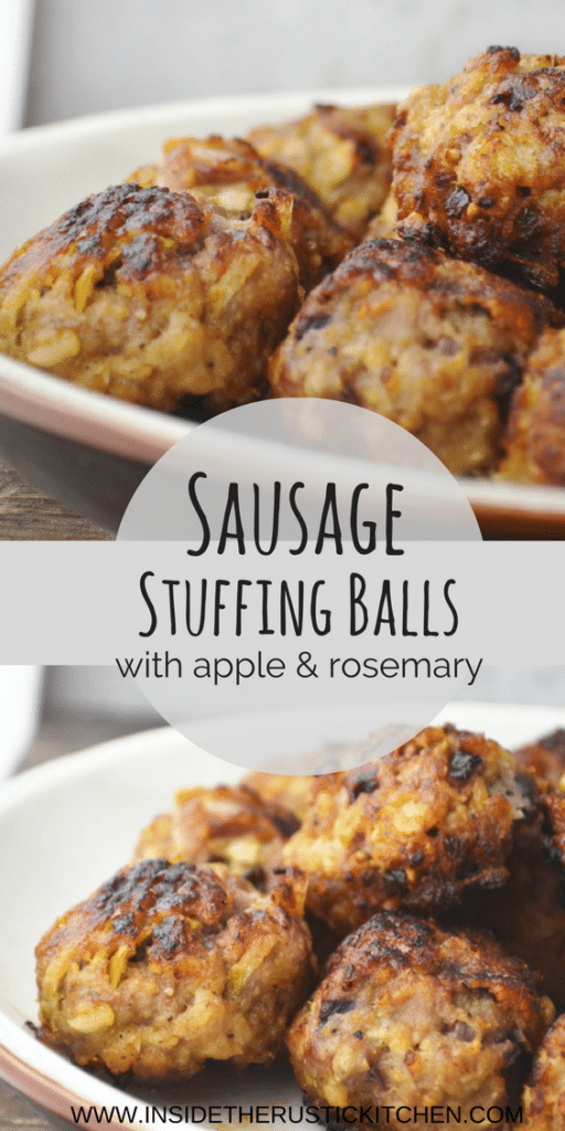 Sausage Stuffing Balls Inside The Rustic Kitchen