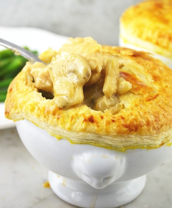 chicken and mushroom pies www.insidetherustickitchen.com