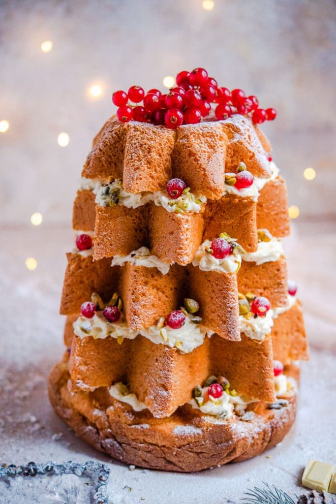 Pandoro Christmas Tree Cake (Italian Christmas Cake) - Inside The