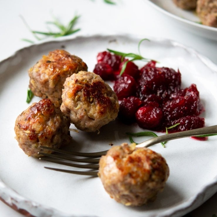 Sausage Stuffing Balls Juicy And Delicious Inside The Rustic Kitchen