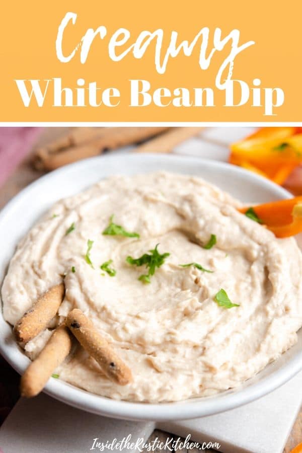Creamy White Bean Dip Inside The Rustic Kitchen