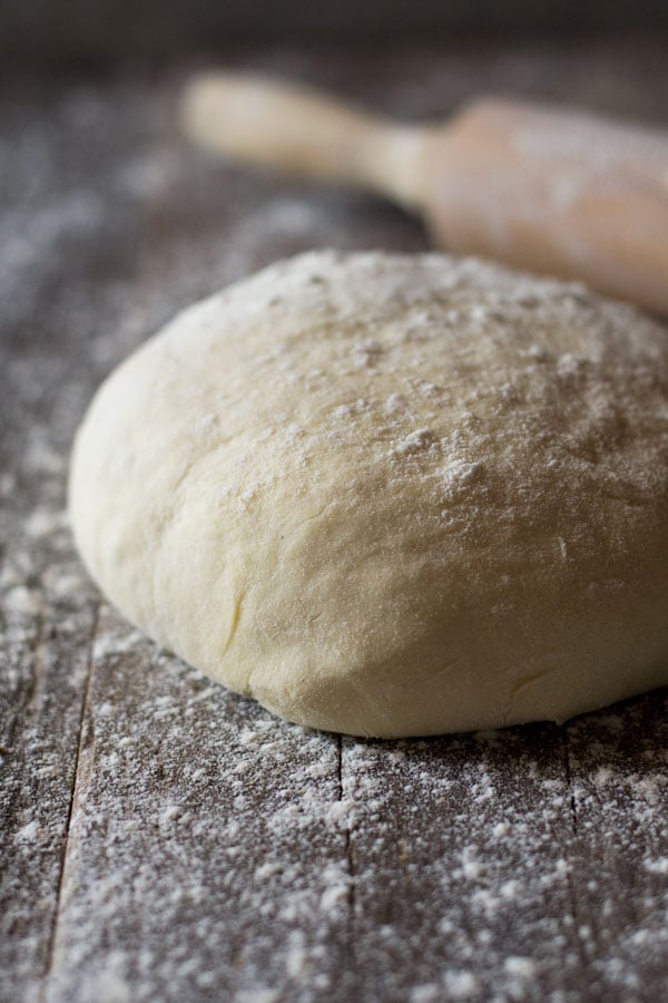A close up of instant pizza dough without yeast