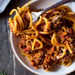 A flavour packed Tuscan sausage ragu made with the best Italian sausages, fennel seeds, red wine and garlic. An easy Italian ragu recipe perfect to make ahead for a weeknight meal or for weekends. Find more Italian pasta recipes and authentic Italian recipes at Inside the rustic kitchen.
