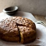 A rustic Italian apple olive oil cake recipe made with cinnamon and sultanas it's absolutely perfect for breakfast or dessert with a hot cup of coffee. Find the recipe for this authentic Italian apple olive oil cake and more traditional Italian recipes at Inside The Rustic Kitchen.
