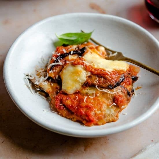 Eggplant Parmigiana (Parmigiana di Melanzane) - Inside The Rustic Kitchen