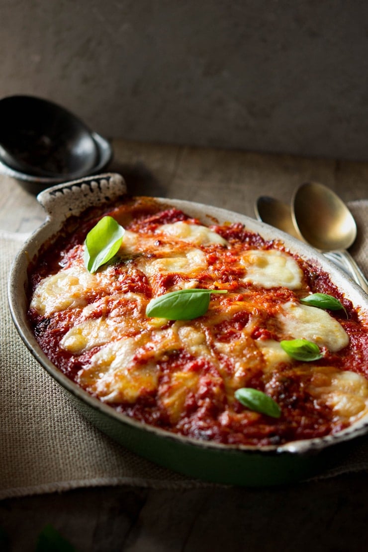 Parmigiana di Melanzane (Aubergine Parmigana) - Inside The Rustic Kitchen