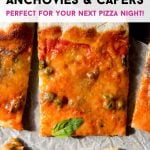 A pinterest graphic for Pizza Napoli