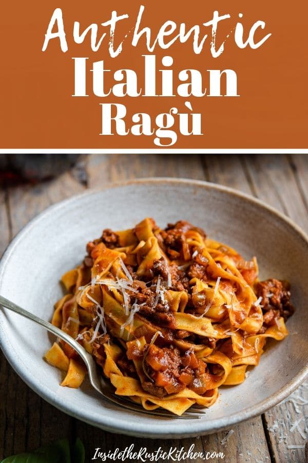 Italian Beef Ragu - A Classic Recipe - Inside The Rustic Kitchen