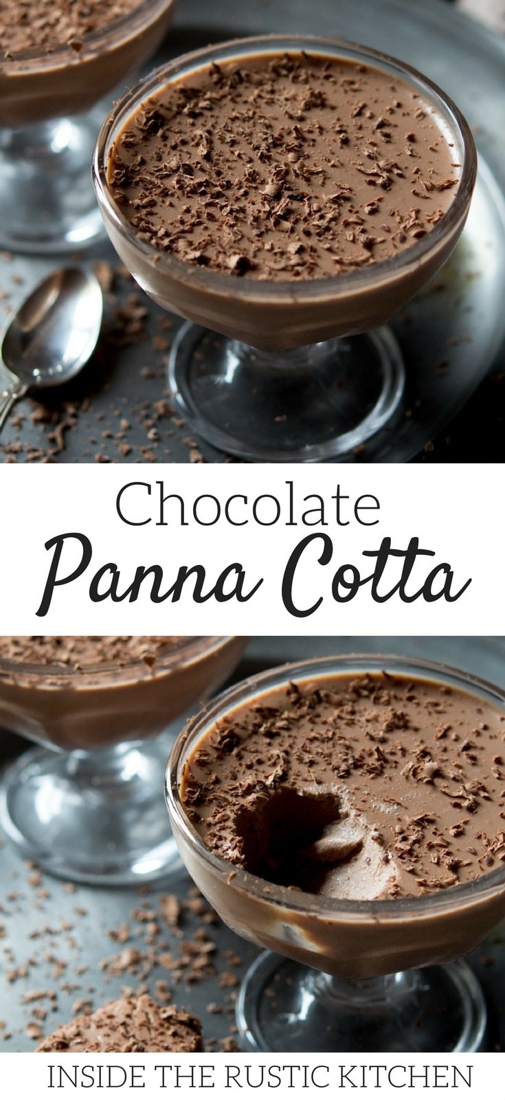 chocolate panna cotta