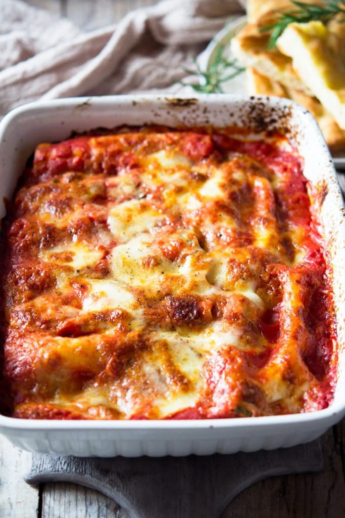 Spinach And Ricotta Cannelloni - Inside The Rustic Kitchen