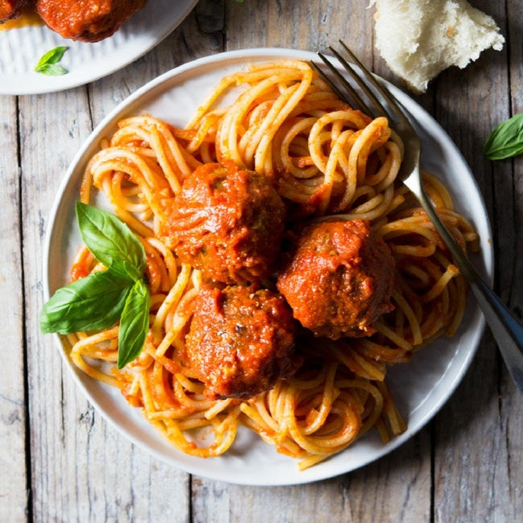 Mozzarella Stuffed Meatballs