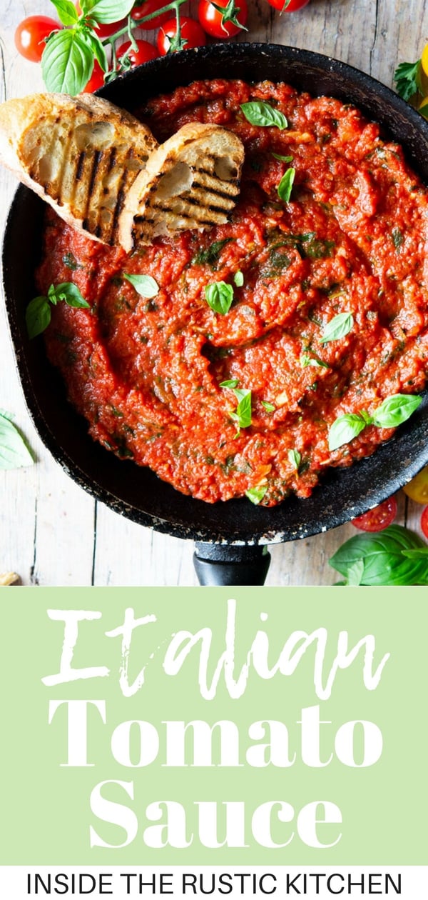 authentic italian tomato sauce – quick, easy & delicious