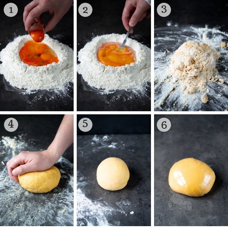 Homemade Pasta Dough - How To Step By Step - Inside The Rustic Kitchen