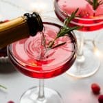 Santa's Spritz Christmas Cocktail - Inside The Rustic Kitchen