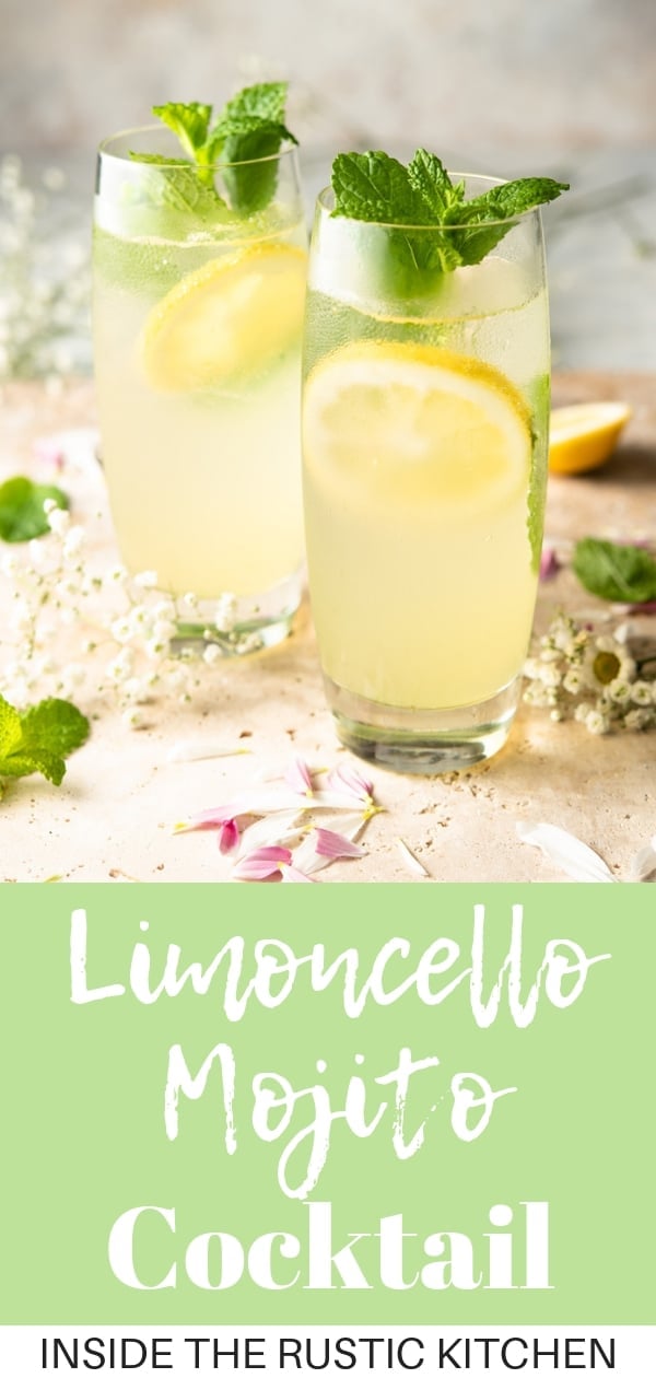 limoncello mojito cocktail