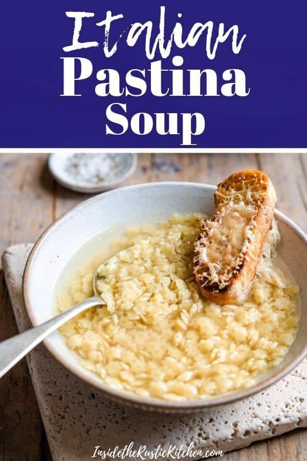 Pastina Soup (Italian Chicken Noodle Soup) Inside The Rustic Kitchen