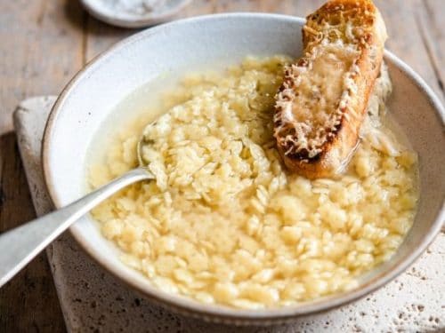 Pastina Soup (Italian Chicken Noodle Soup) - Inside The Rustic Kitchen