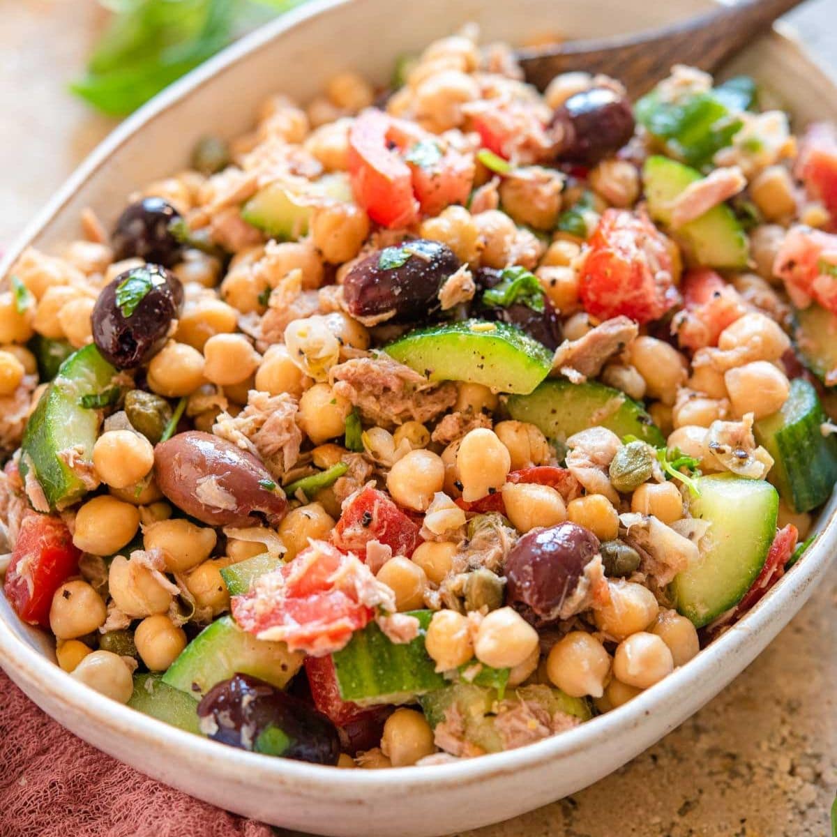 Chickpea Tuna Salad-image