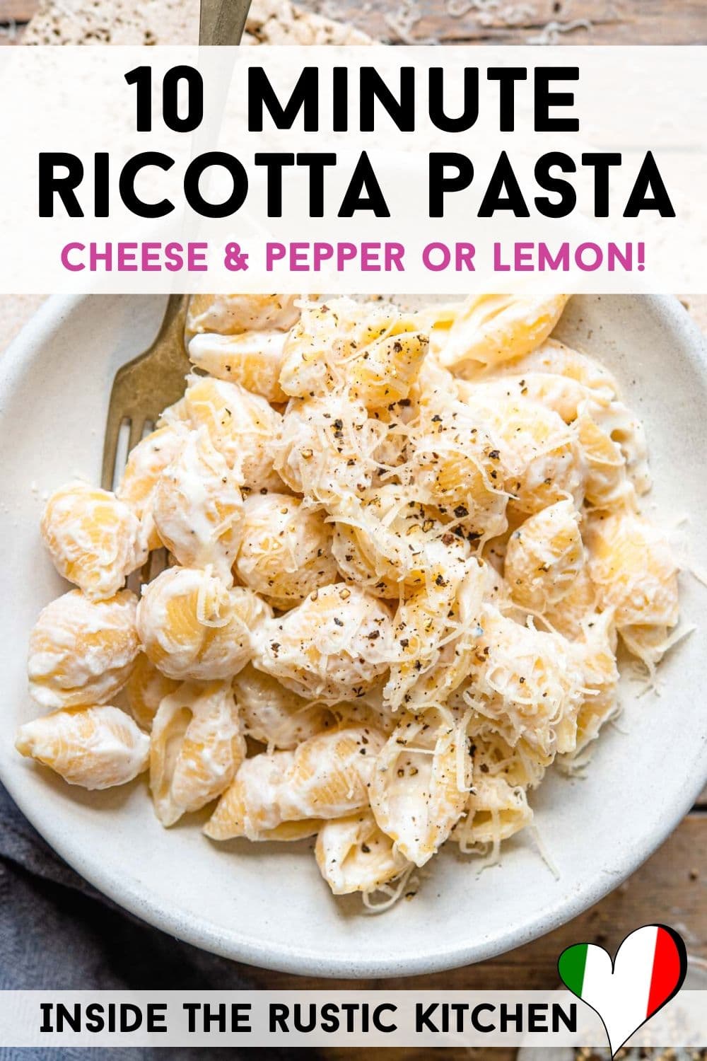 Ricotta Pasta Sauce 2 Ways Inside The Rustic Kitchen