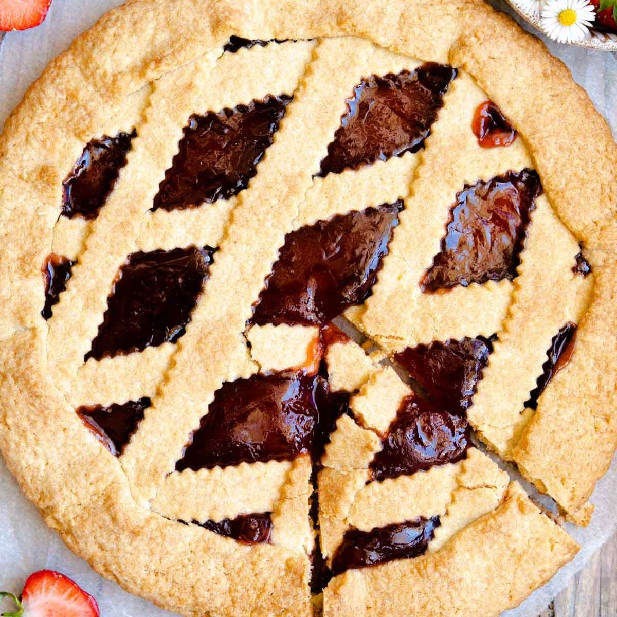 Italian Crostata (Jam Tart) Inside The Rustic Kitchen