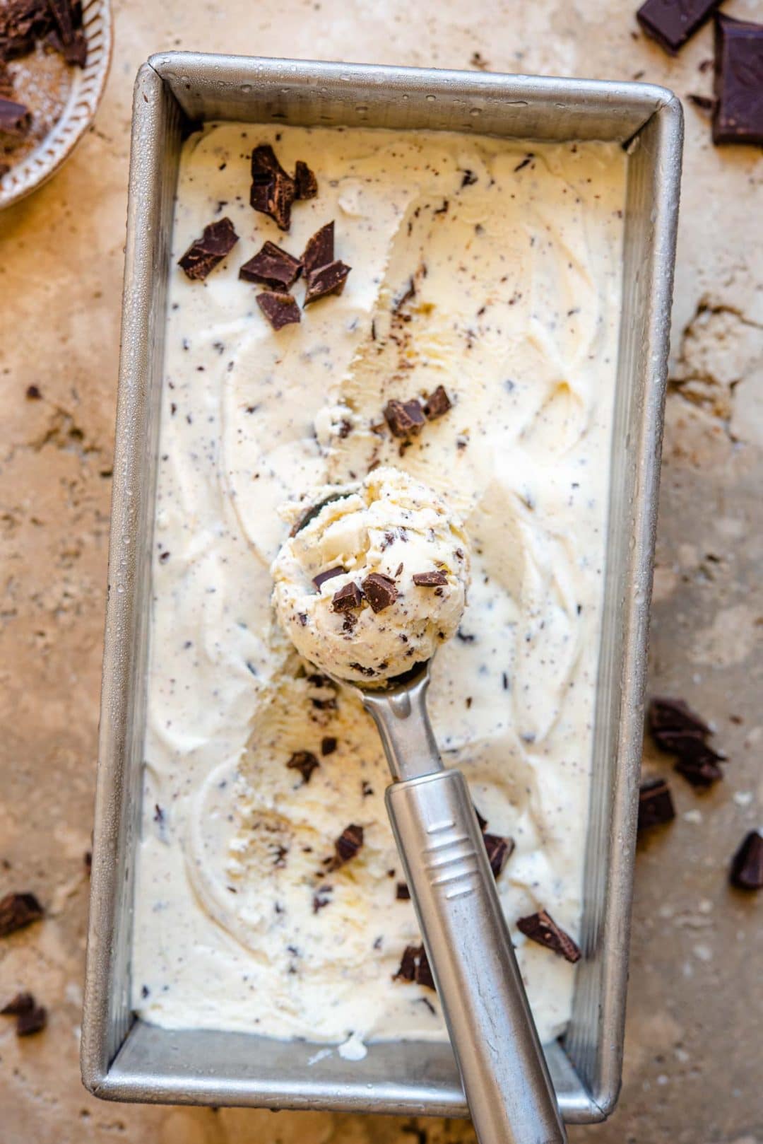 Stracciatella Gelato (No Churn) Inside The Rustic Kitchen