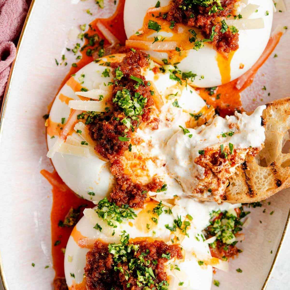 Burrata with Crispy 'Nduja & Gremolata - Inside The Rustic Kitchen