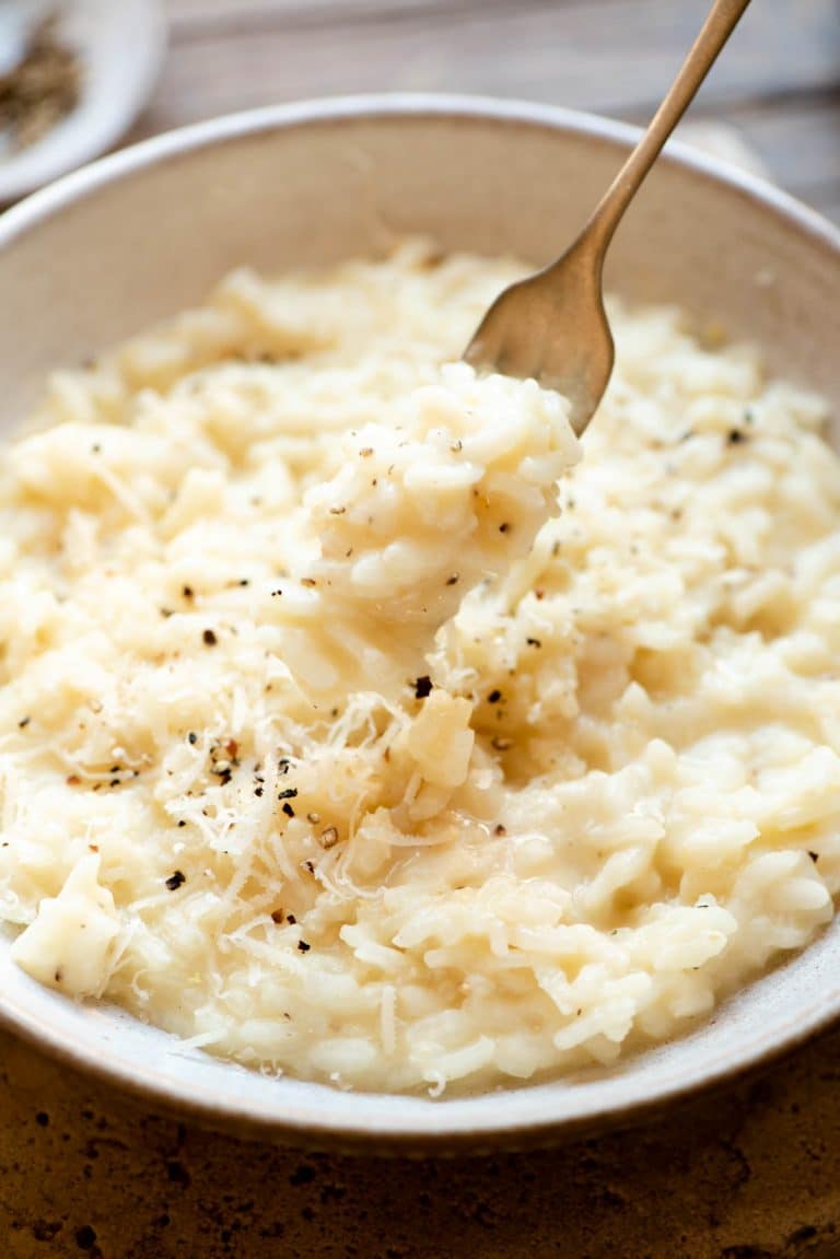 Cacio e Pepe Risotto Inside The Rustic Kitchen