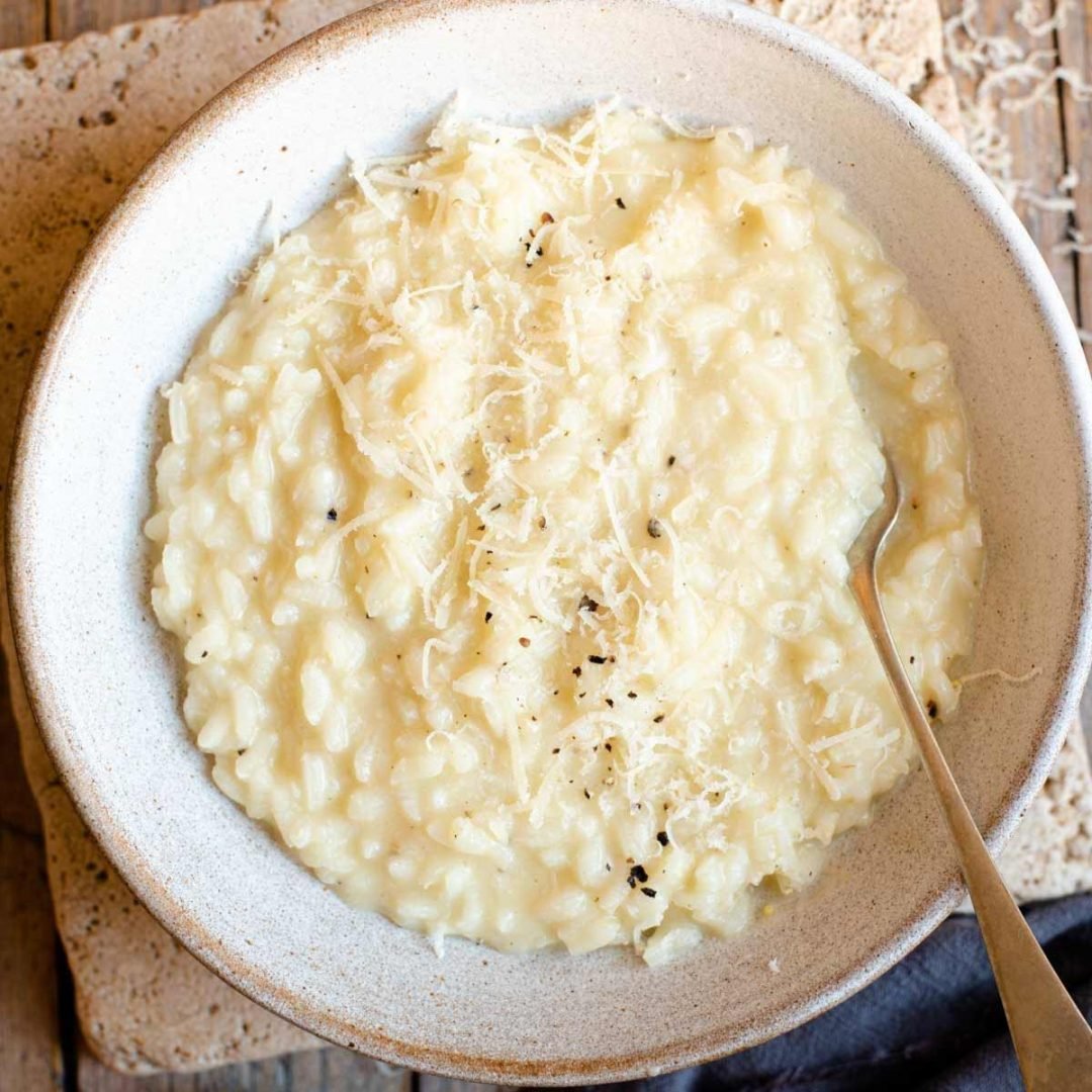 Cacio e Pepe Risotto Inside The Rustic Kitchen