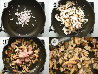 Pasta alla Boscaiola (Sausage and Mushroom) - Inside The Rustic Kitchen