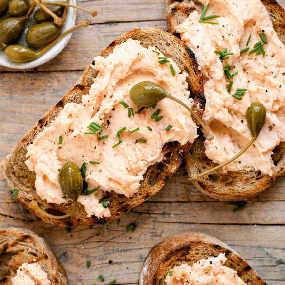 Smoked Salmon Crostini