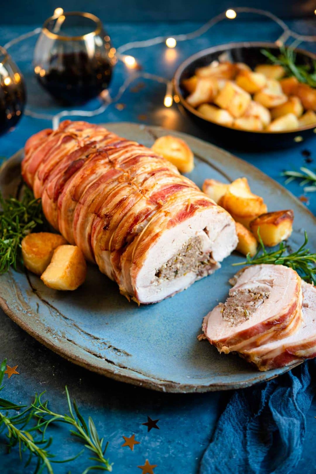 Sausage & Chestnut Stuffed Turkey Breast Inside The Rustic Kitchen
