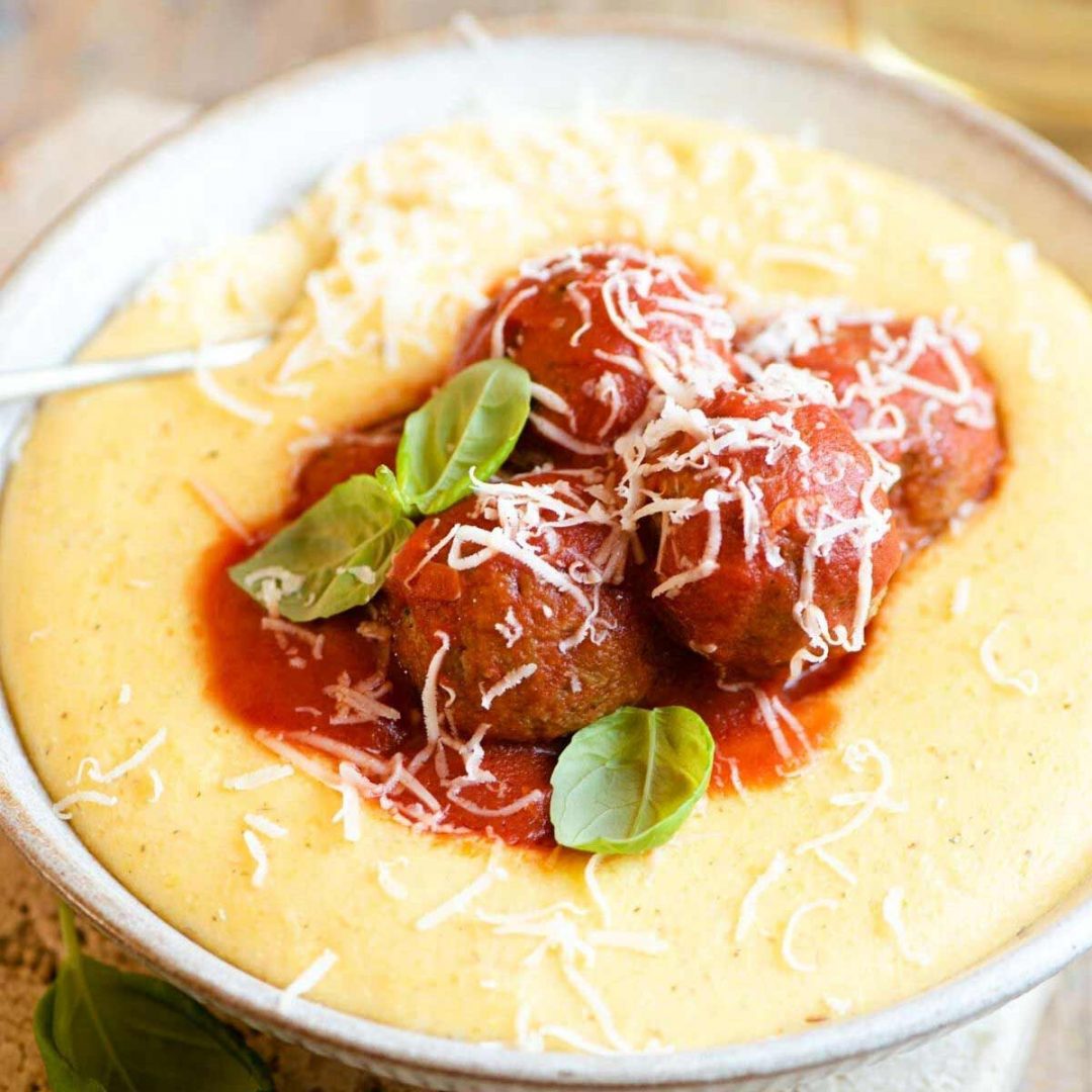 Eggplant Meatballs in Tomato Sauce (meatfree) Inside The Rustic Kitchen