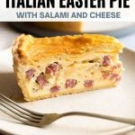 A pinterest graphic of Pizza Rustica