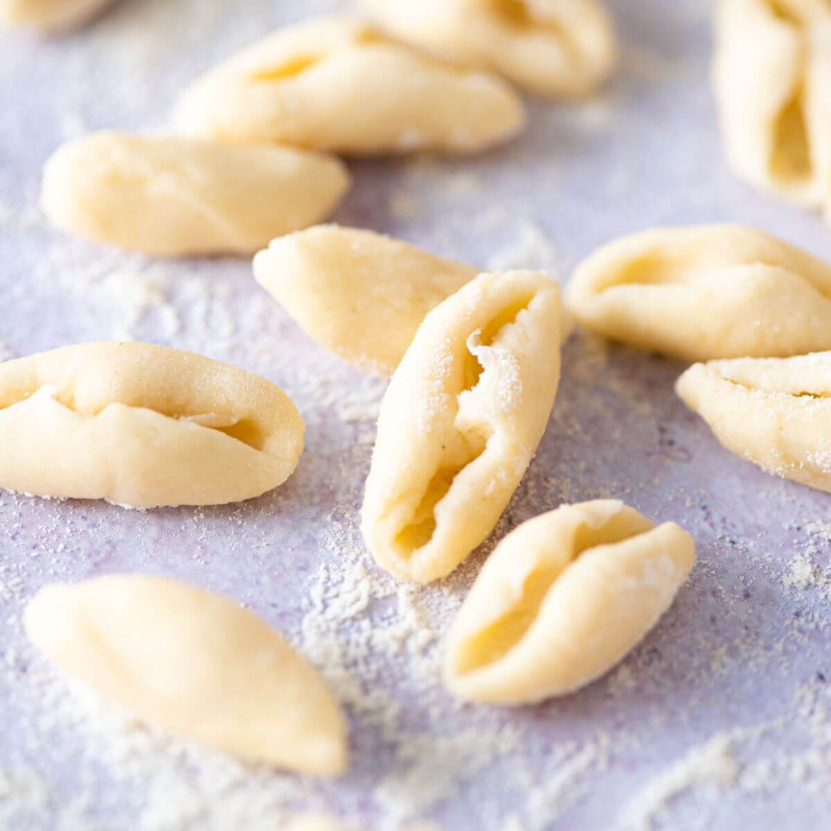 Homemade Cavatelli on