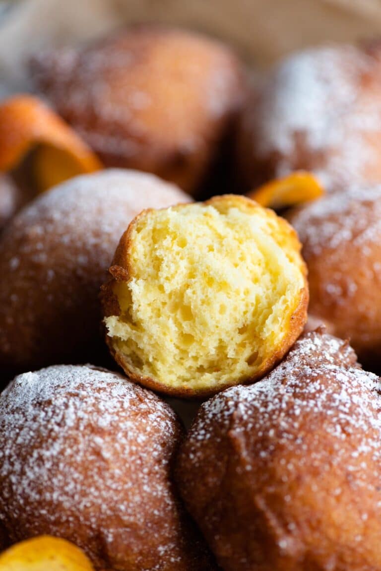 Italian Ricotta Doughnuts Inside The Rustic Kitchen