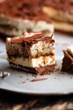 No Bake Tiramisu Cheesecake - Inside The Rustic Kitchen
