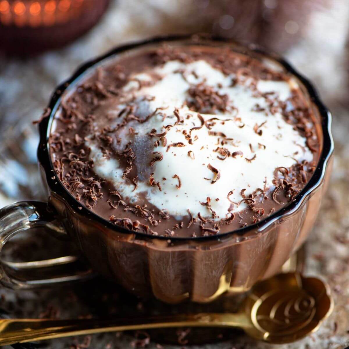 Frangelico Hot Chocolate Affogato