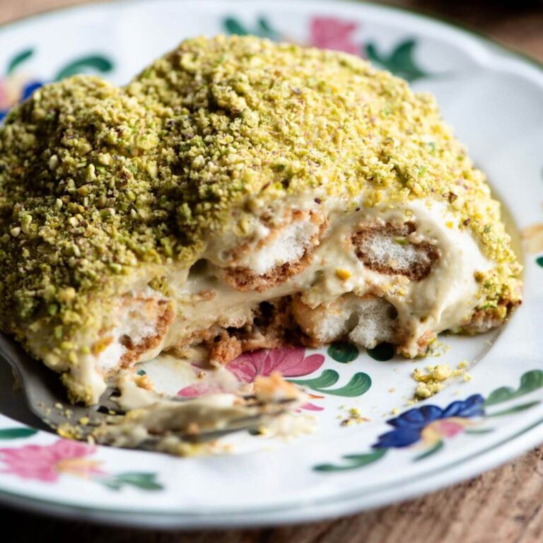 Pistachio Tiramisu - Inside The Rustic Kitchen