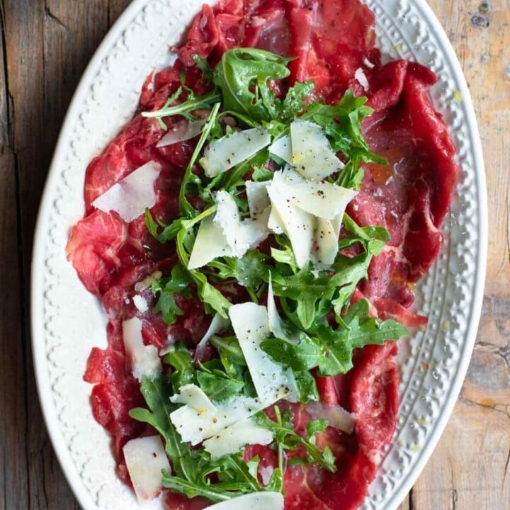 Classic Beef Carpaccio Inside The Rustic Kitchen