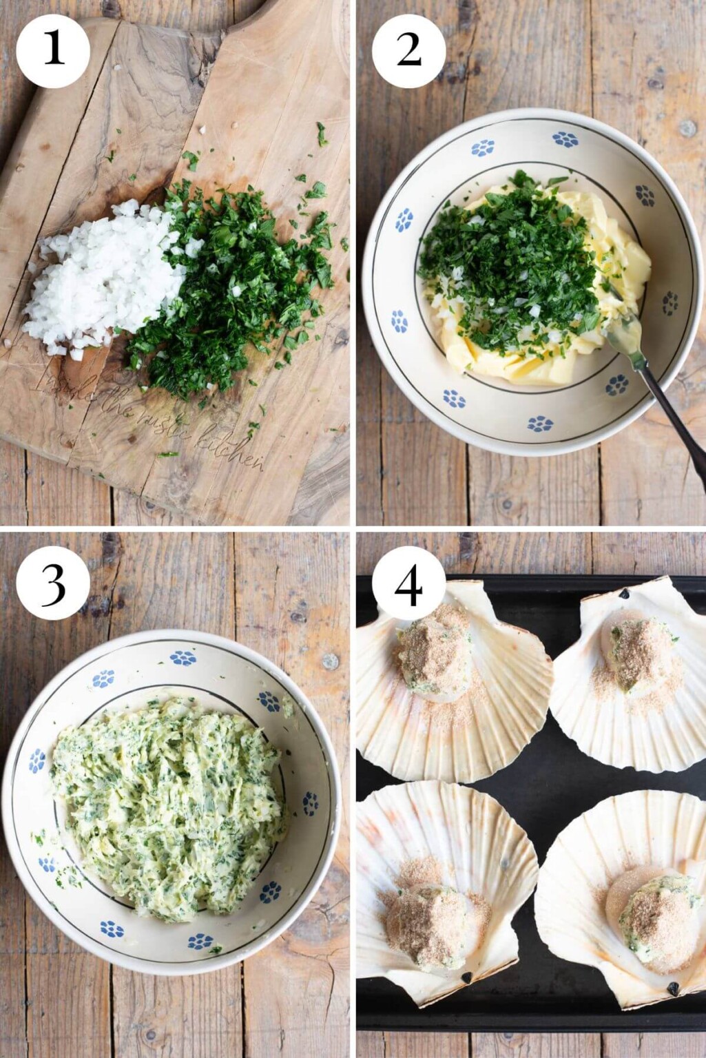 Friulian Scallops Gratin (Capesante Gratinate) - Inside The Rustic Kitchen