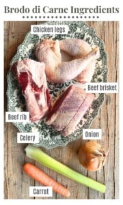 Brodo di Carne (Italian Meat Broth) - Inside The Rustic Kitchen