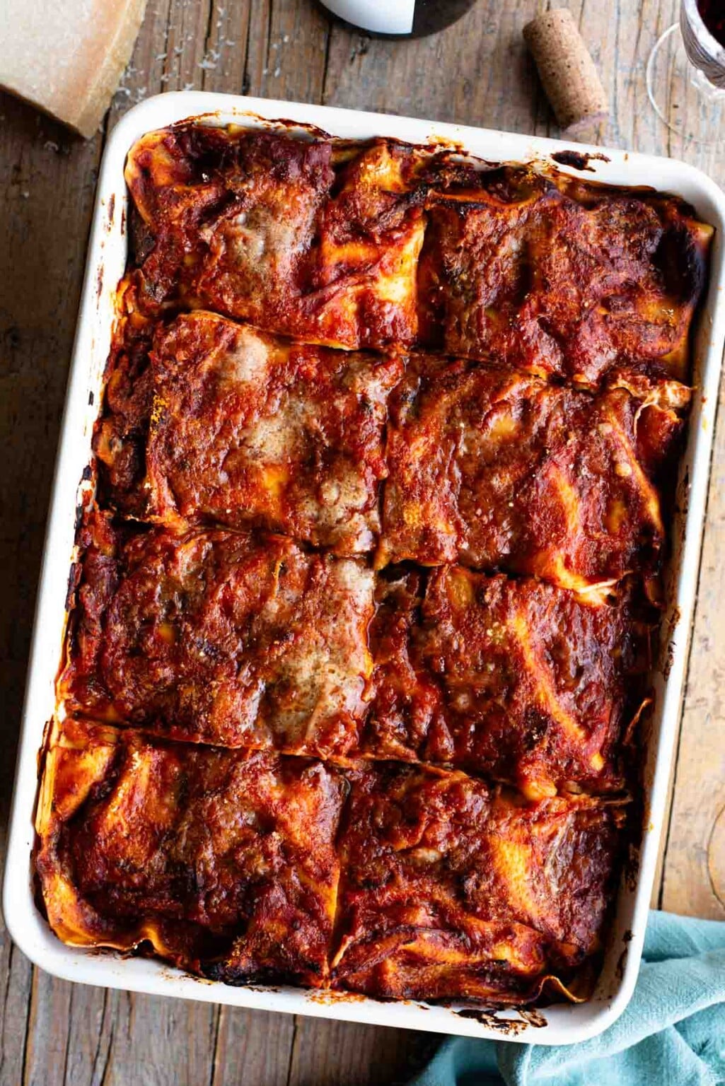 Lasagna di Carnevale (Neopolitan lasagna) - Inside The Rustic Kitchen