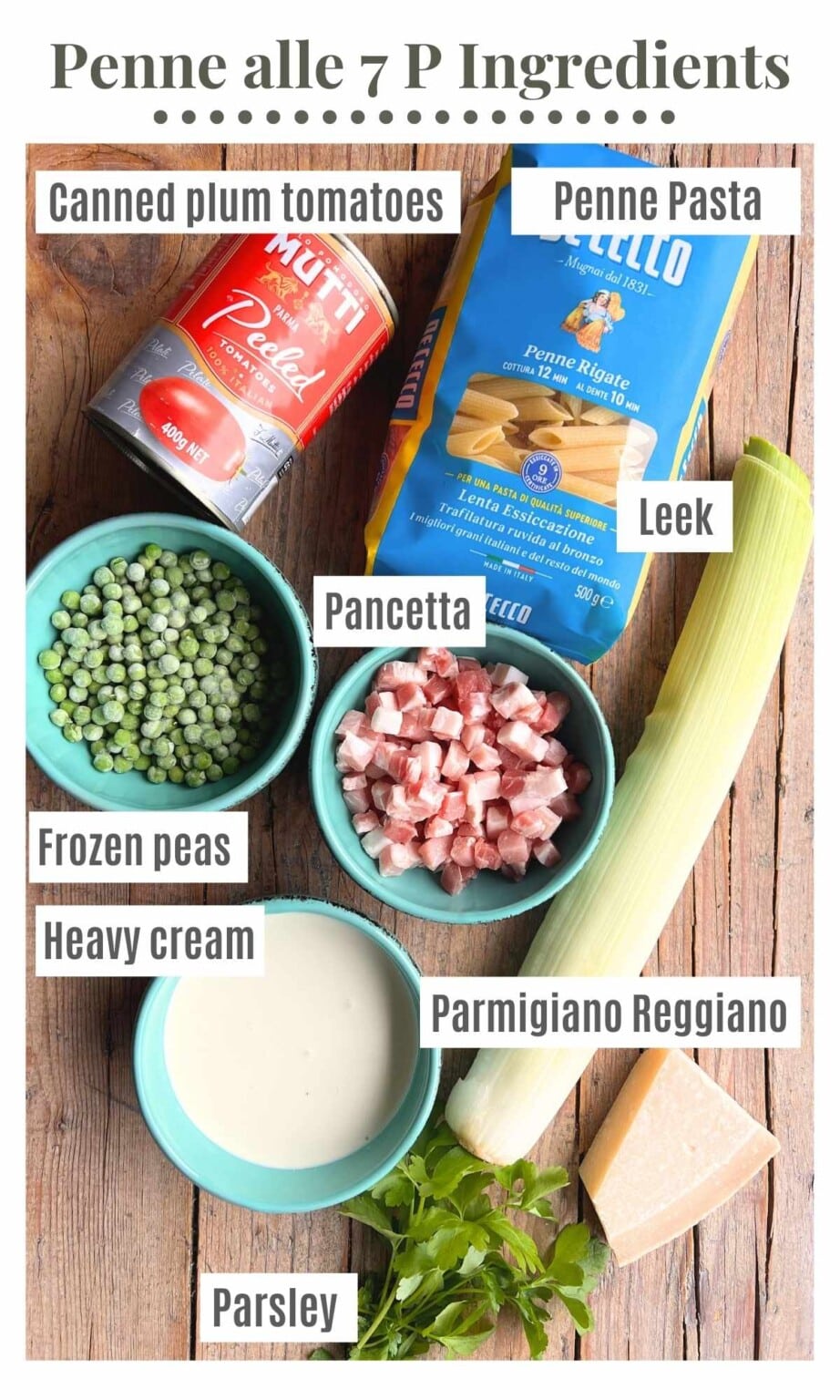 Pasta alle Sette P (Seven P&amp;#39;s Pasta) - Inside The Rustic Kitchen