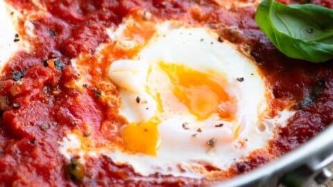 Nduja Eggs in Purgatory (Eggs In Tomato Sauce) - Inside The Rustic