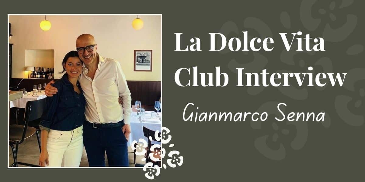 A graphic showing Gianmarco Senna and Norma Galdamez in Bela Tusa Trattoria.